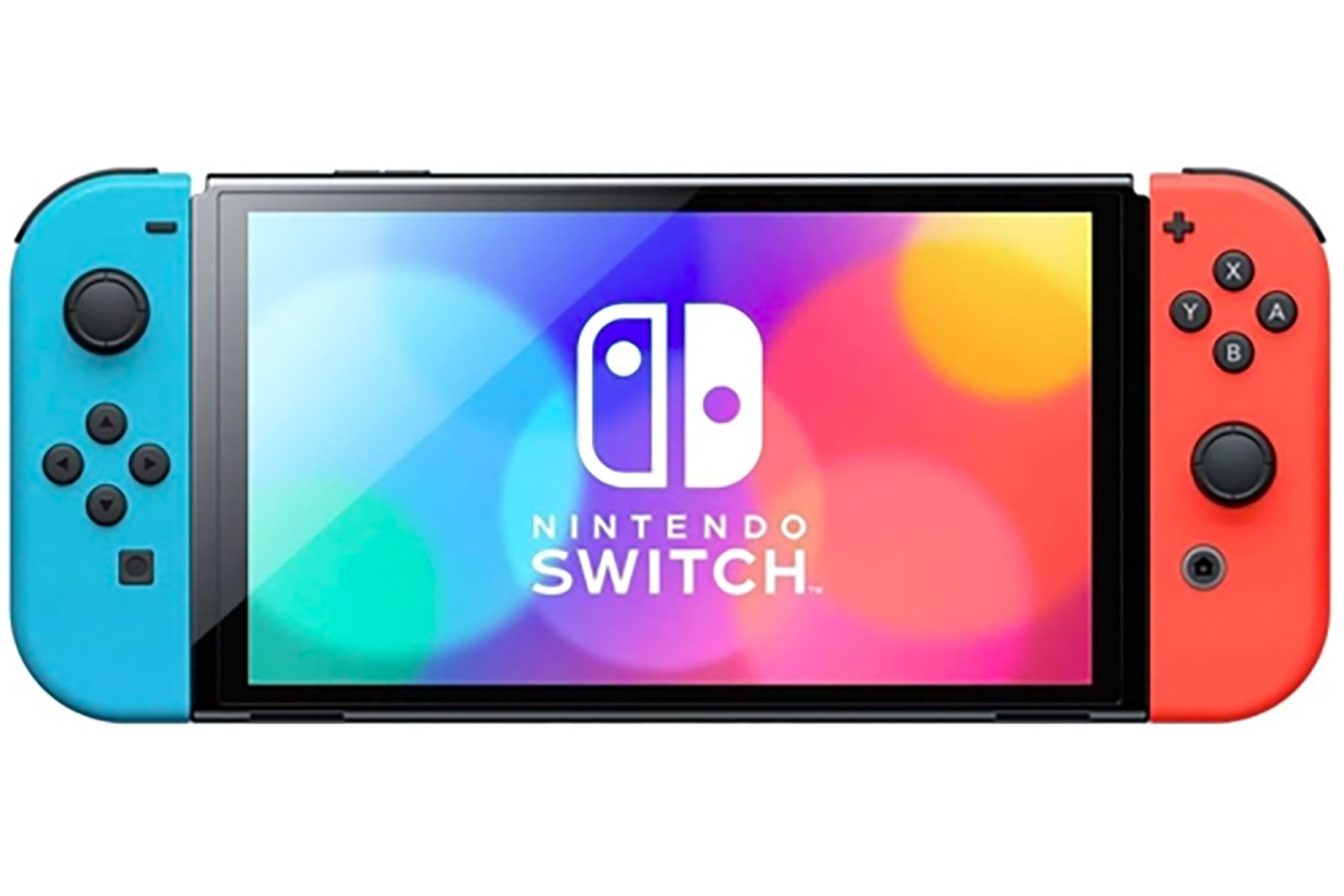 Nintendo Switch OLED неоновый синий и красный [NSONEON]