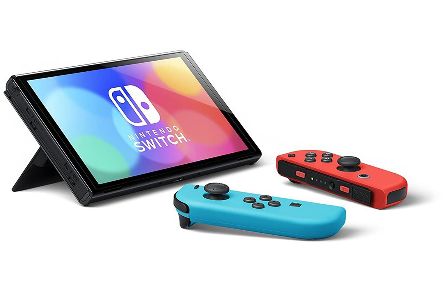 Nintendo Switch OLED неоновый изображение 0