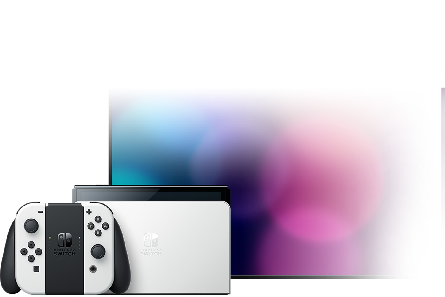 Nintendo Switch OLED белый изображение 2