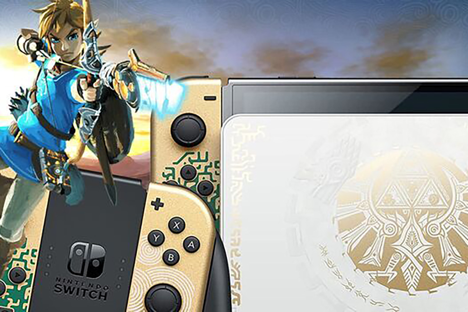 Nintendo Switch OLED Zelda Edition изображение 2