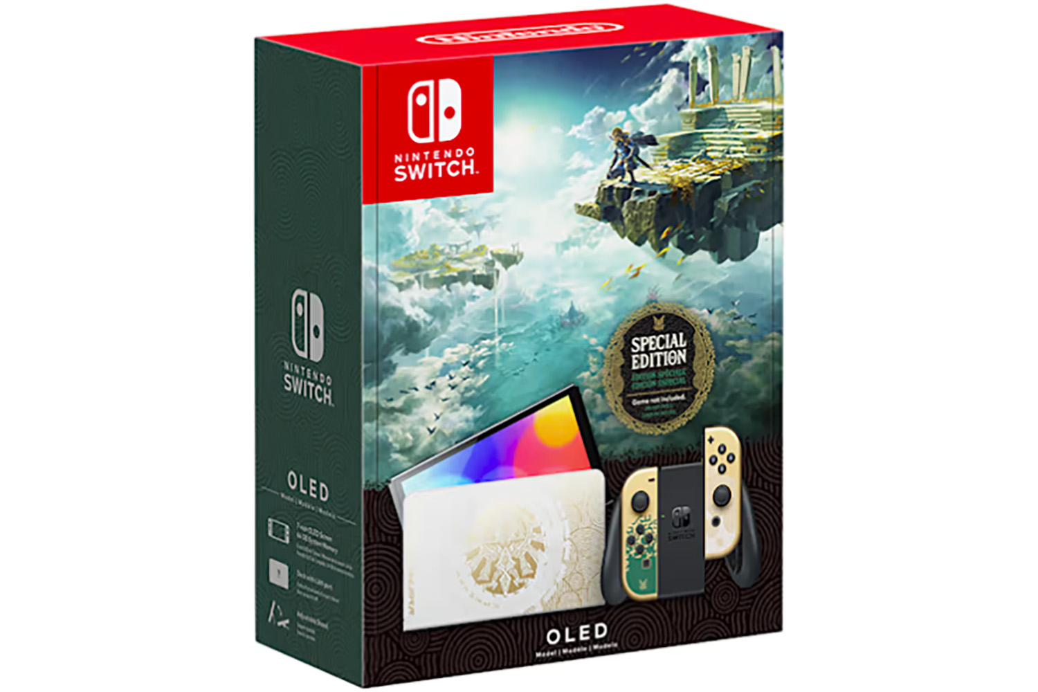 Nintendo Switch OLED Zelda Edition изображение 3