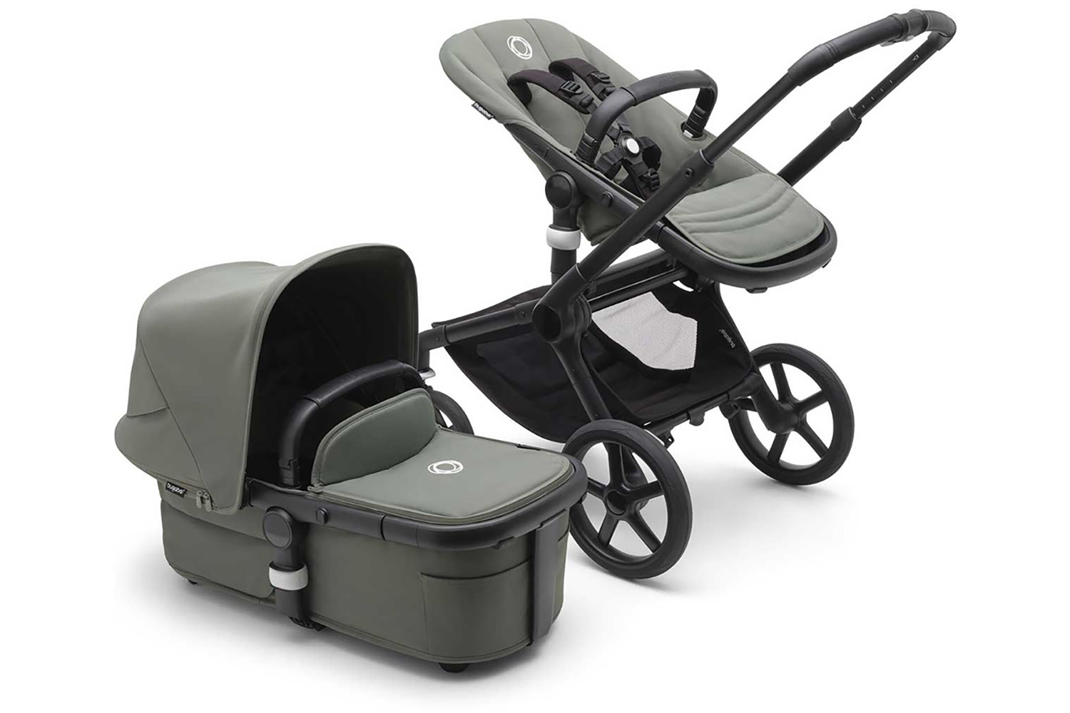 Bugaboo Fox 5 Complete коляска зеленого цвета