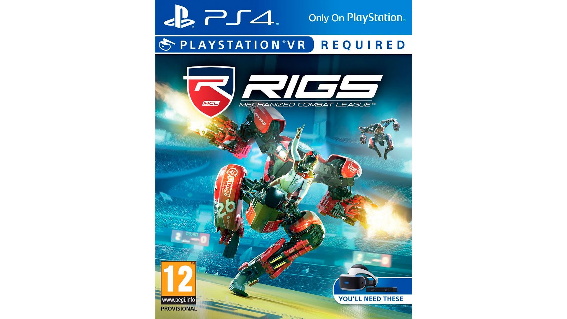 RIGS: Mechanized Combat League игра на PlayStation VR [PS4RMCLVR]