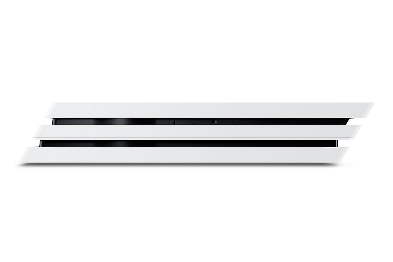 Белая PS4 Pro 2 джойстика изображение 1