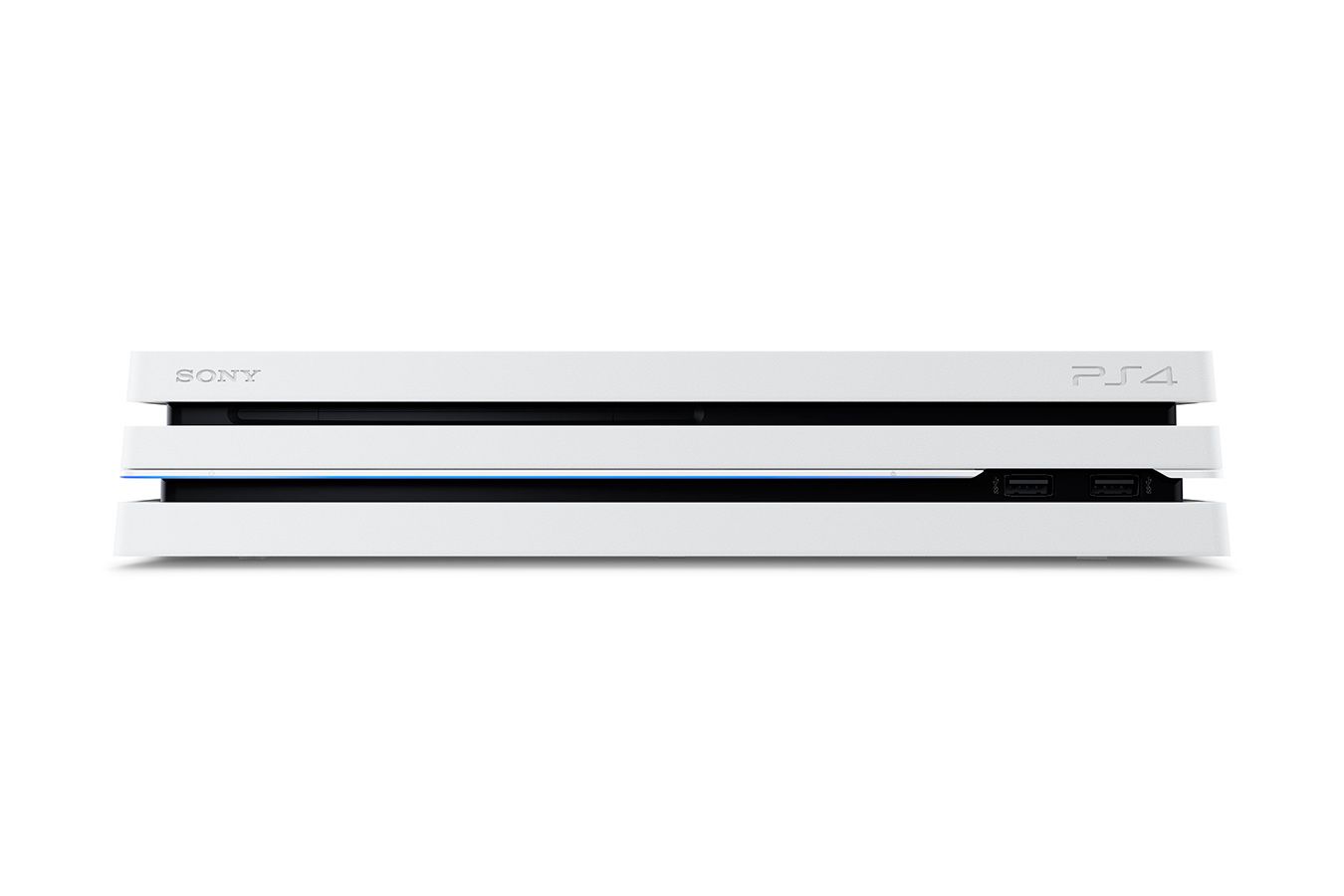 Белая PS4 Pro 2 джойстика изображение 3