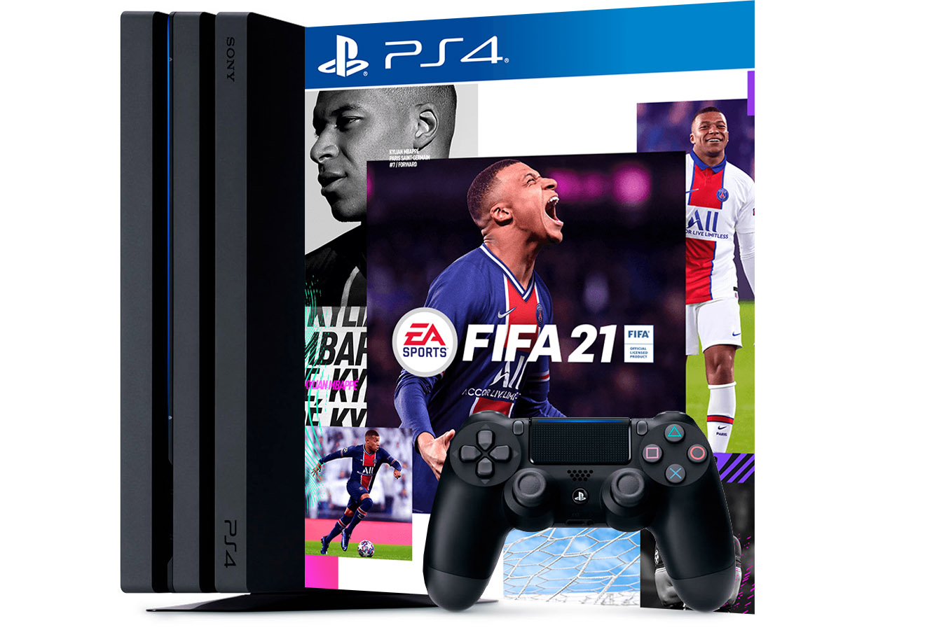 PlayStation 4 Pro приставка с игрой FIFA 21 [PS4P1F21]