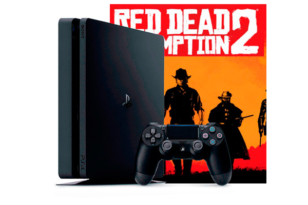 PlayStation 4 500Gb с игрой Red Dead Redemption 2 [PS4S5RDR2]