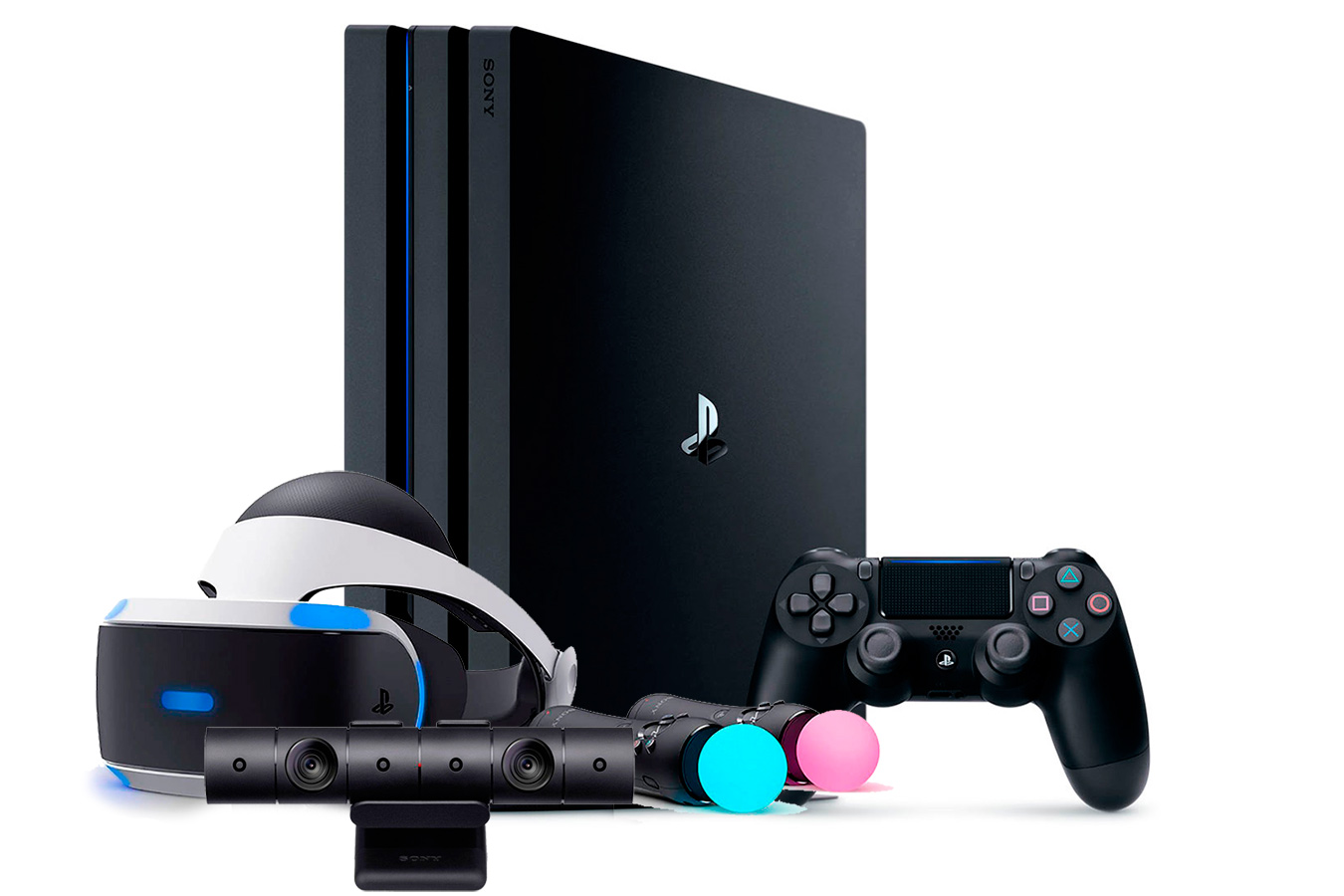 PlayStation 4 Pro и шлем VR набором Launch Bundle [PS4P1VRL]