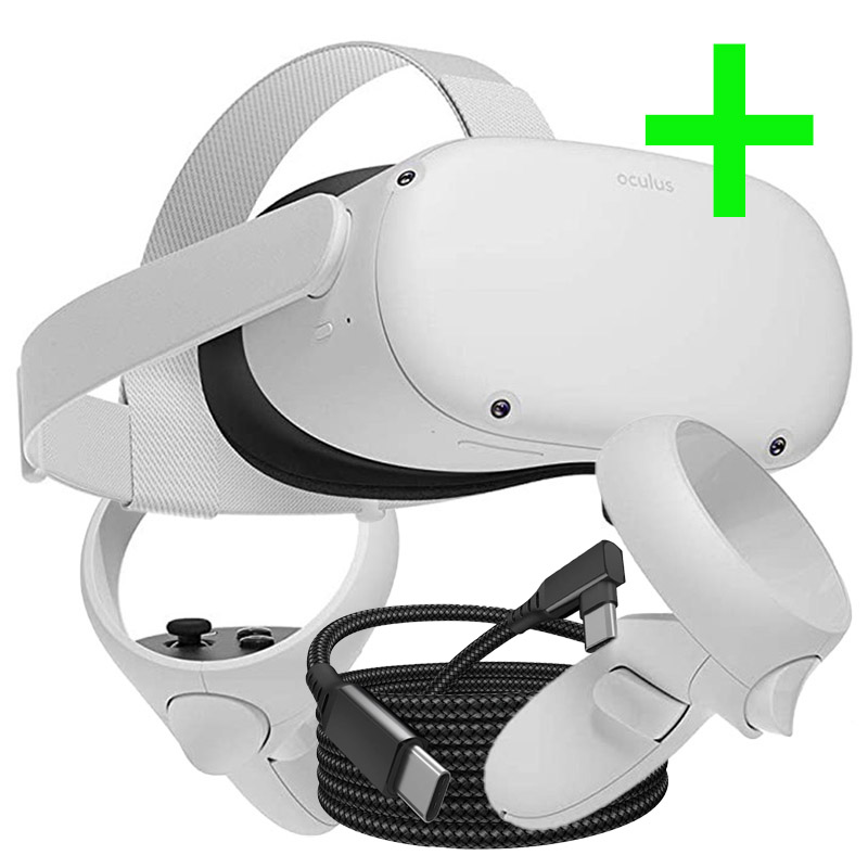 Oculus Quest 2 128Gb шлем и длинный кабель для ПК [OQVRC128]