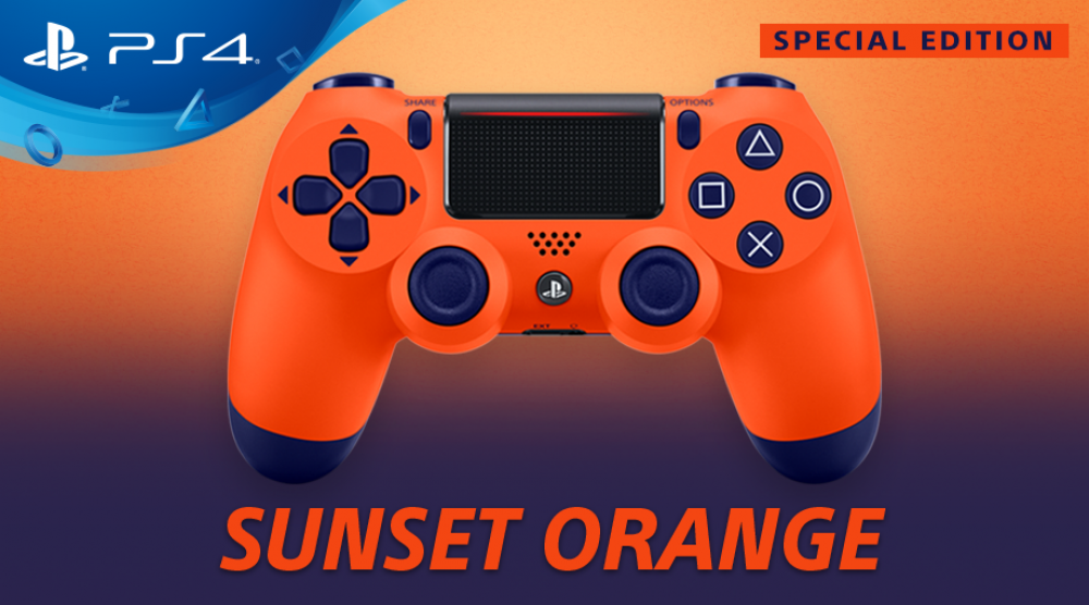 DualShock 4 V2 закатный оранжевый