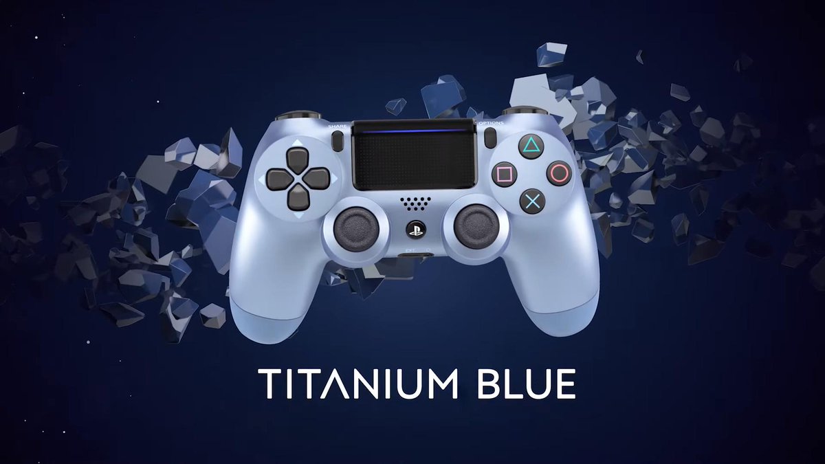 DualShock 4 V2 титановый синий