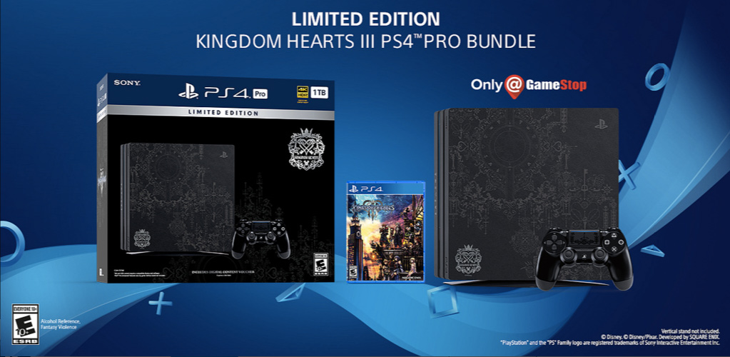 PlayStation 4 Pro Kingdom Hearts III Limited Edition bundle