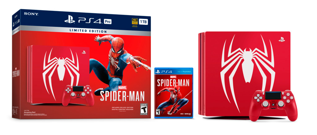 PlayStation 4 Pro Spiderman Bundle Limited Edition