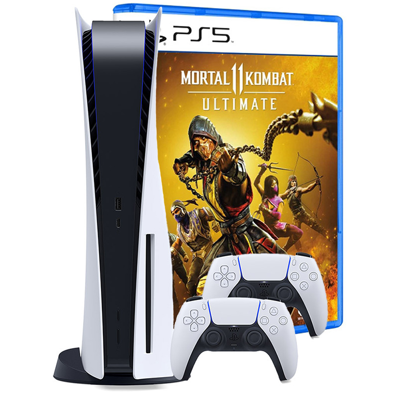 stenografi nylon er mere end PlayStation 5 игра Mortal Kombat 11 и 2 джойстика купить в Москве в  интернет-магазине по цене 57190 руб. - портагейм.ру