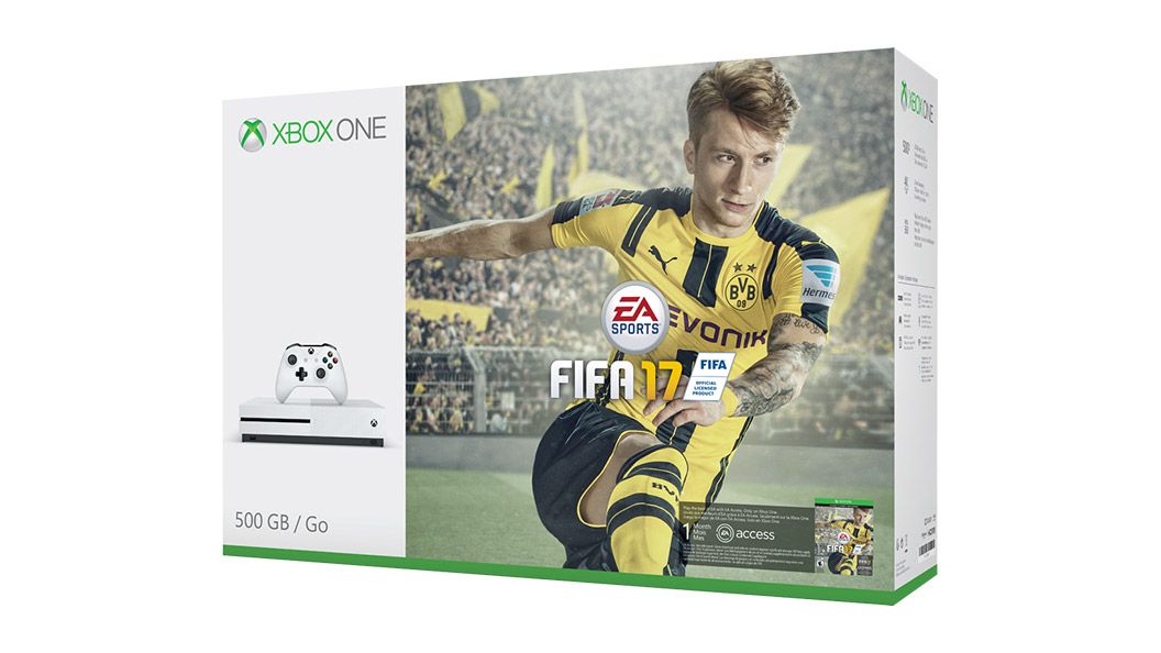 Xbox One S 500Gb 2 , FIFA 17   