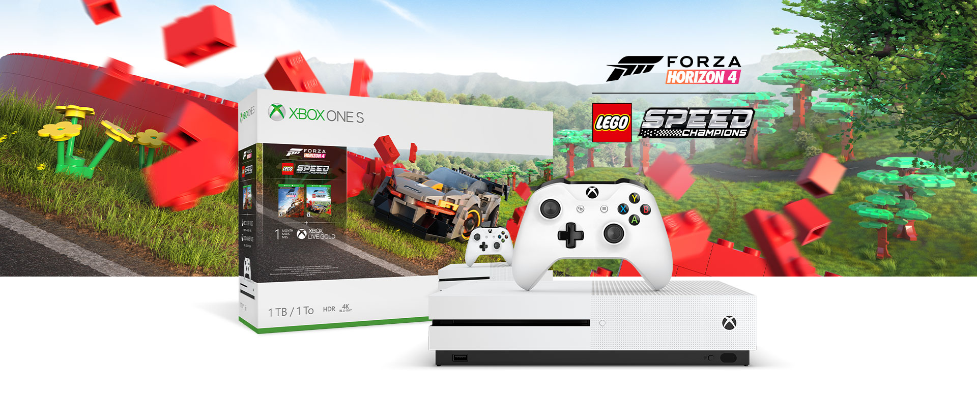 Xbox One S 1Tb FORZA Horizon 4  Speed Champions